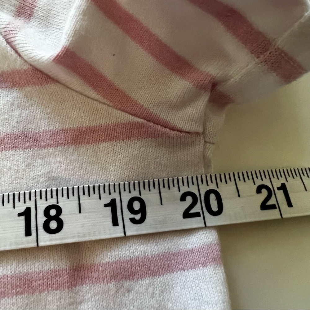 Joules Pink and White Stripe Short Sleeve T-Shirt Dress - Picture 10 of 12